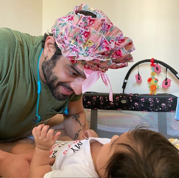 Karan Patel and Mehr Patel